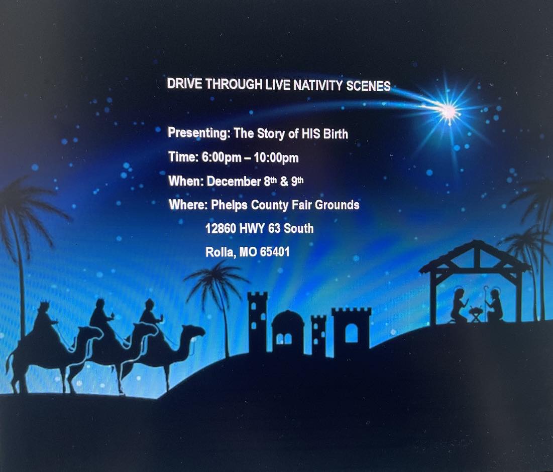 Drive Through Live Nativity Scene Visit Rolla