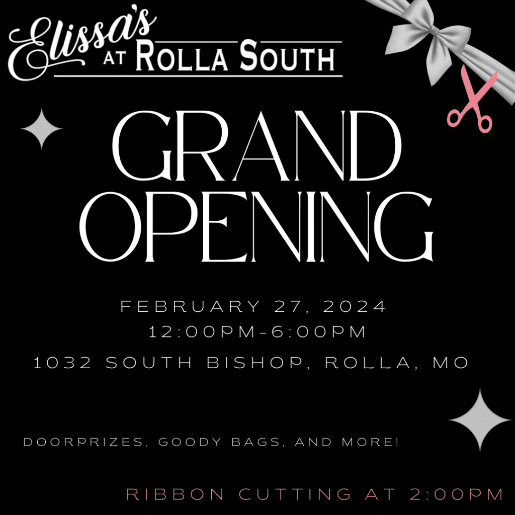 Open House Elissas's at Rolla South Visit Rolla